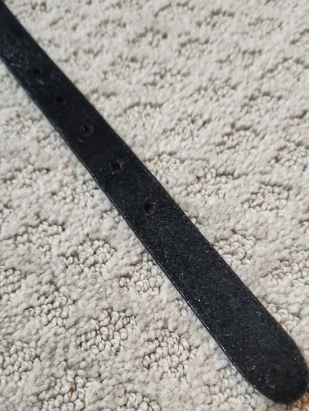 Brighton Smooth Classic Black Leather Belt with Embossed Silver Buckle Small